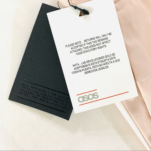 ASOS Pastel Pink Mens Super Skinny Pants size 30x30 NWT - Picture 11 of 11